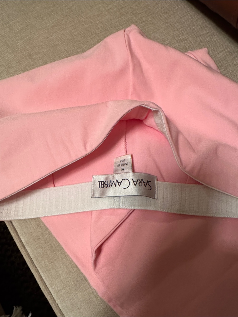 Sara Campbell Blush Pink Trousers - Picture 3 of 3